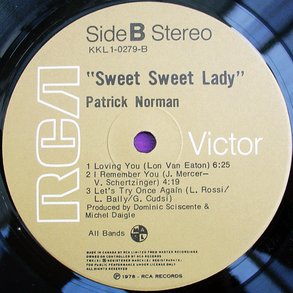 Sweet Sweet Lady Patrick Norman