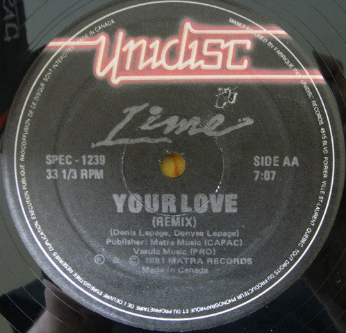 Come & Get Your Love (Remix) / Your Love (Remix) Lime (2)