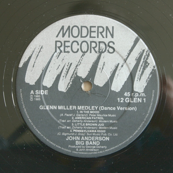 Plays Glenn Miller The John Anderson Band