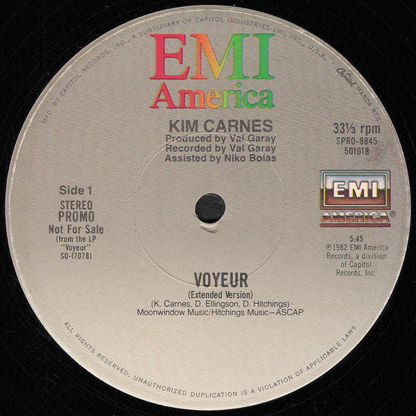 Voyeur (Extended Version) Kim Carnes