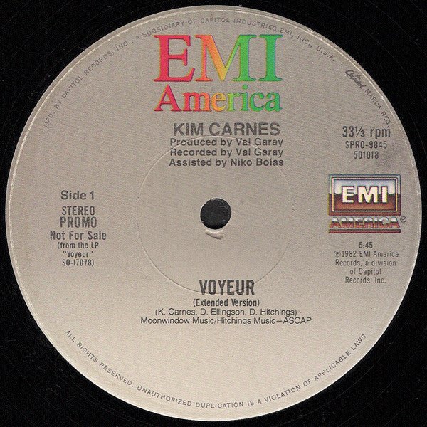 Voyeur (Extended Version) Kim Carnes
