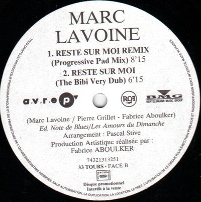 Reste Sur Moi Marc Lavoine