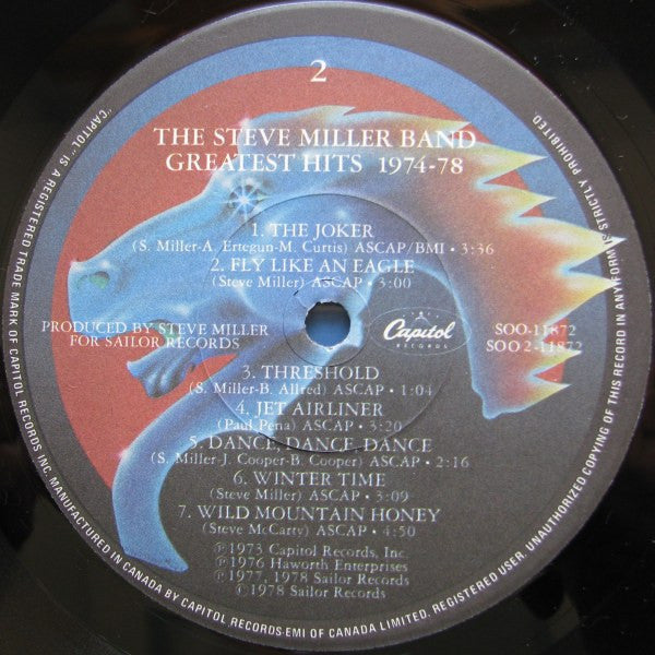 Greatest Hits 1974-78 Steve Miller Band