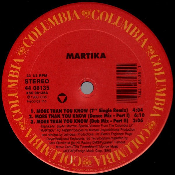 More Than You Know Martika