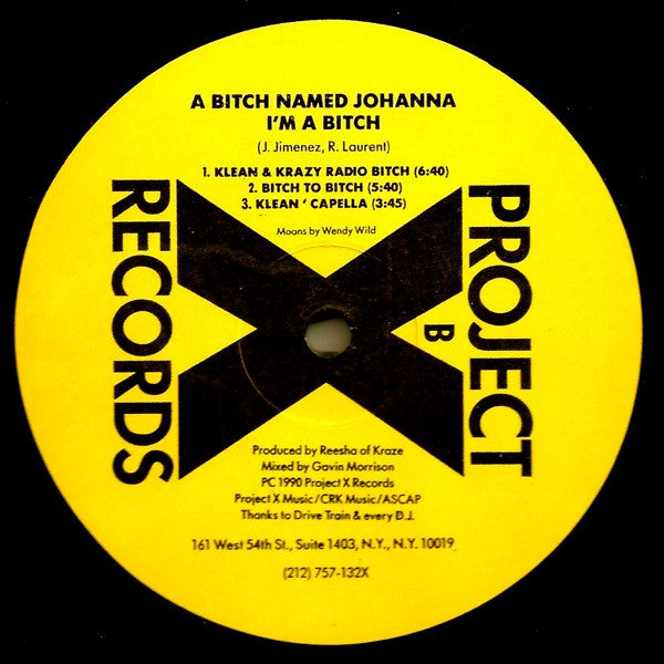 I'm A Bitch A Bitch Named Johanna