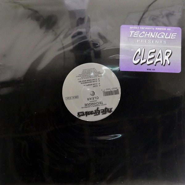 Clear Artist Formerly Known As Technique