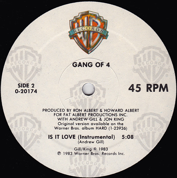 Is It Love (Extended Dance Remix) Gang Of Four