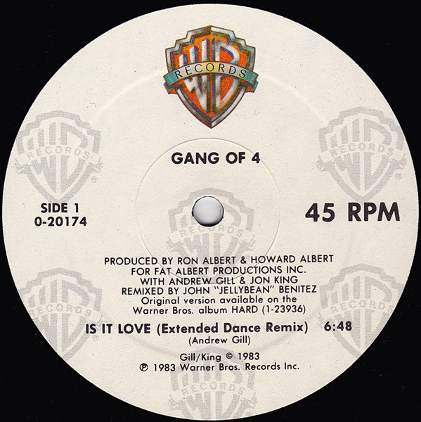 Is It Love (Extended Dance Remix) Gang Of Four