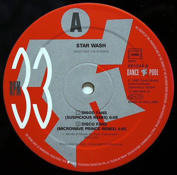 Disco Fans (The Remixes) Star Wash