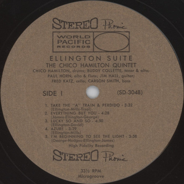 Ellington Suite The Chico Hamilton Quintet