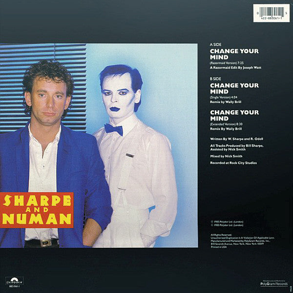 Change Your Mind Sharpe & Numan