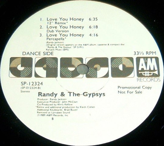 Love You Honey Randy & The Gypsys