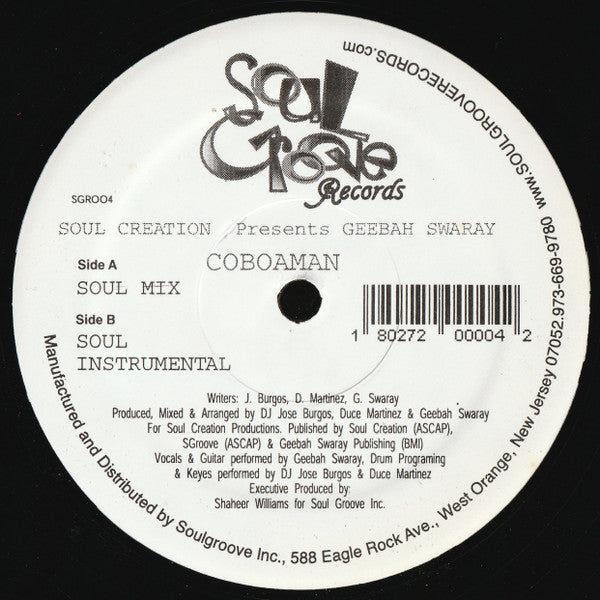 Soul Creation Presents Gebah Swaray - Coboaman