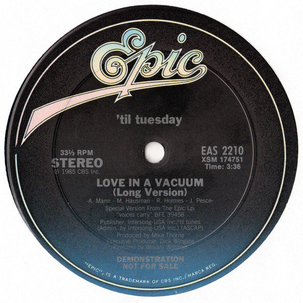 Love In A Vacuum 'Til Tuesday