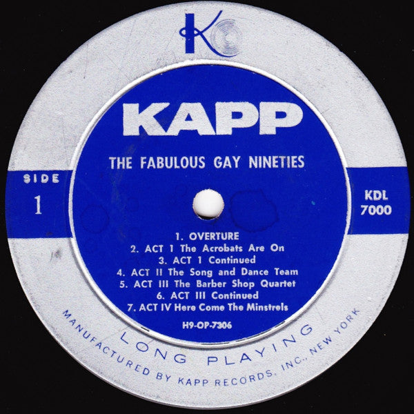 Songs Of The Fabulous Gay Nineties Various