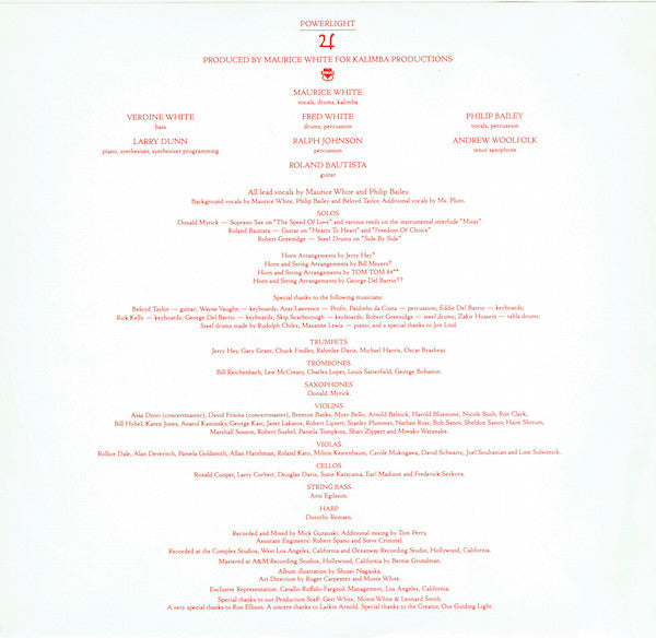 Powerlight Earth, Wind & Fire