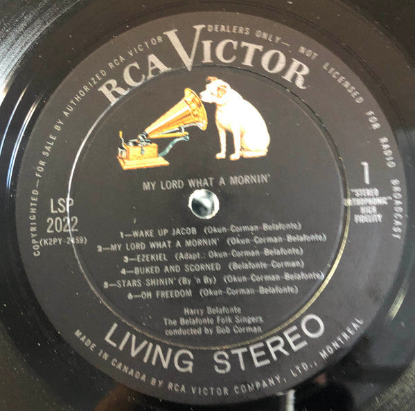 My Lord What A Mornin' Harry Belafonte