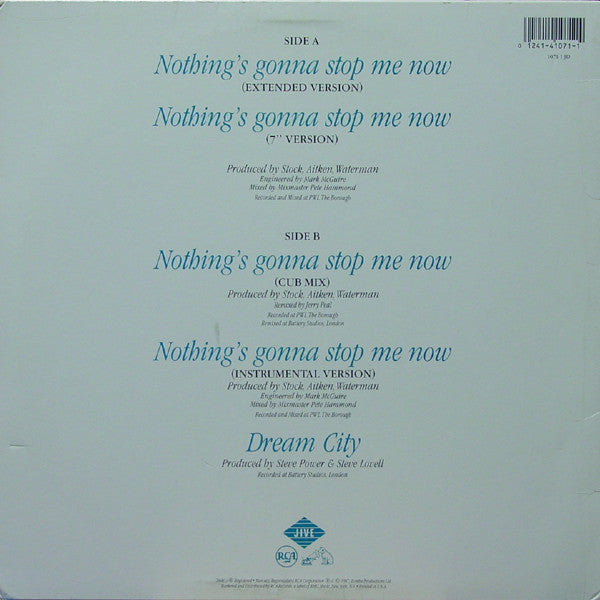 Nothing's Gonna Stop Me Now Samantha Fox