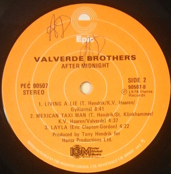 After Midnight Valverde Brothers