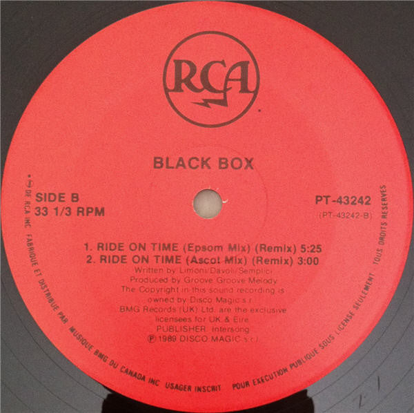 Ride On Time (Remix) Black Box