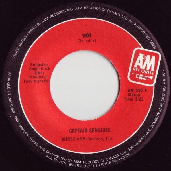 Wot / Happy Talk Captain Sensible