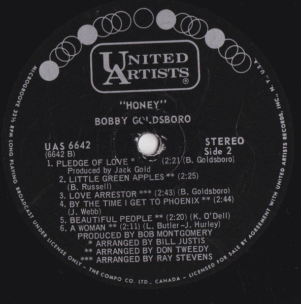Honey Bobby Goldsboro