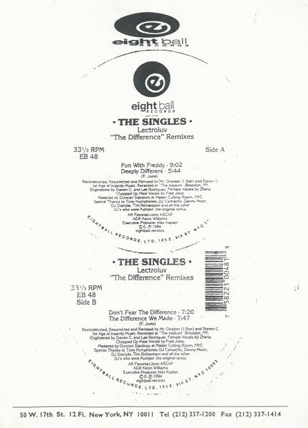 The Difference Remixes (The Singles) Lectroluv