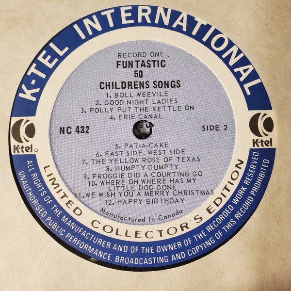 Funtastic 50 Children's Songs Various