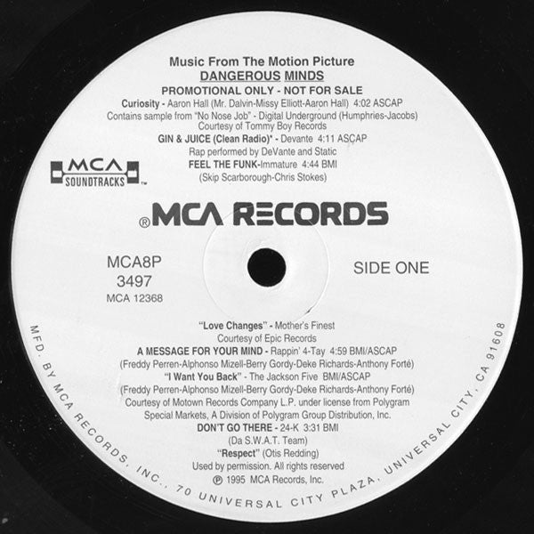 Music From The Motion Picture Dangerous Minds Various