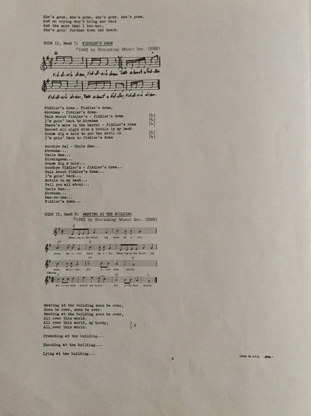 Leadbelly Sings Folk Songs Leadbelly