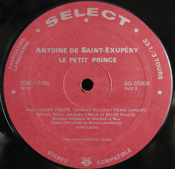 Le Petit Prince Antoine De Saint-Exupéry
