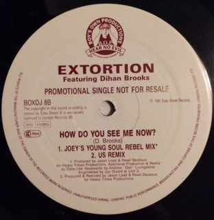 How Do You See Me Now? Extortion,Dihan Brooks