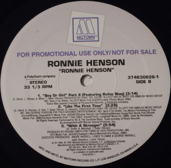 Ronnie Henson Ronnie Henson