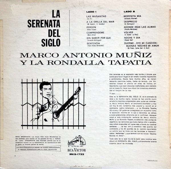 La Serenata Del Siglo Marco Antonio Muñiz,La Rondalla Tapatía