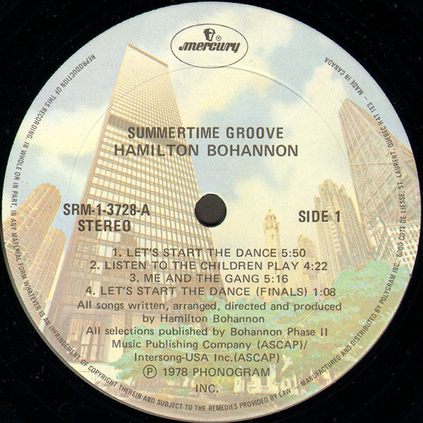 Summertime Groove Hamilton Bohannon