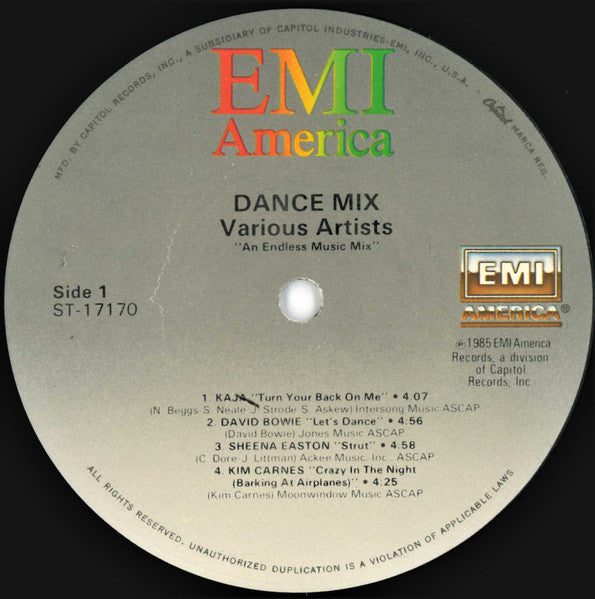 Dance Mix Various
