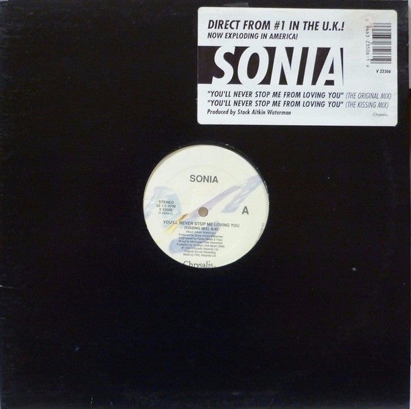 You'll Never Stop Me Loving You Sonia