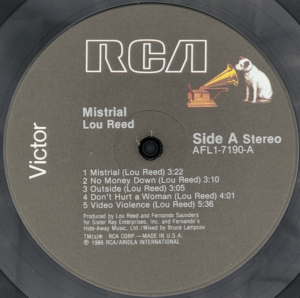 Mistrial Lou Reed