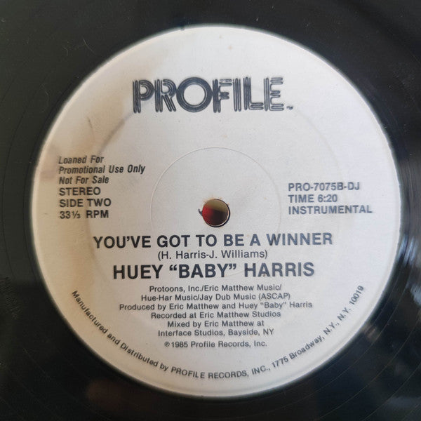 You've Got To Be A Winner Huey Harris