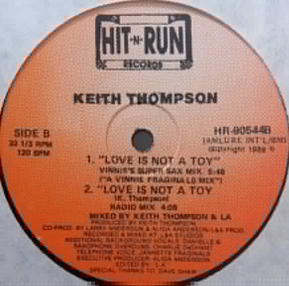 Love Is Not A Toy Keith Thompson