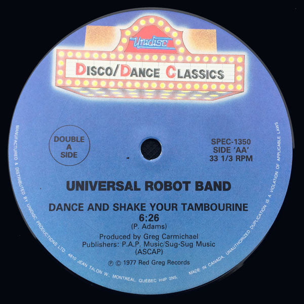 You Can Do It / Dance And Shake Your Tambourine Al Hudson & The Partners,The Universal Robot Band