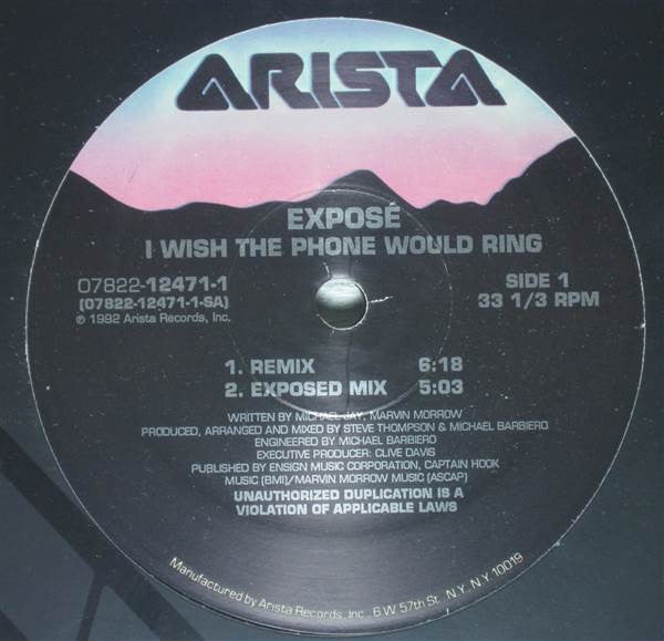 Exposé - I Wish The Phone Would Ring