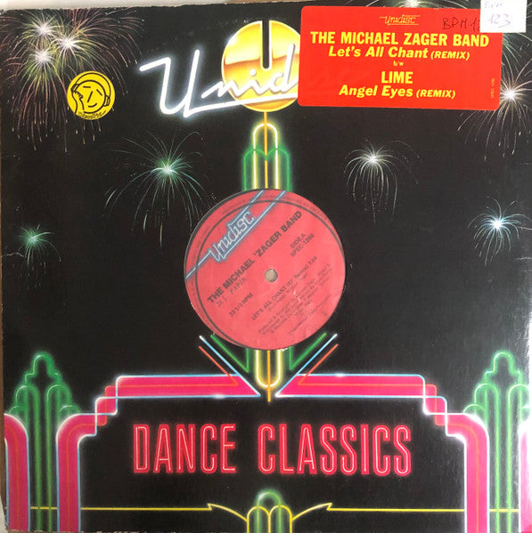 Let's All Chant (87' Remix) / Angel Eyes The Michael Zager Band,Lime (2)