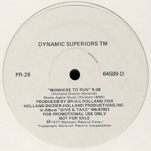 Nowhere To Run Dynamic Superiors