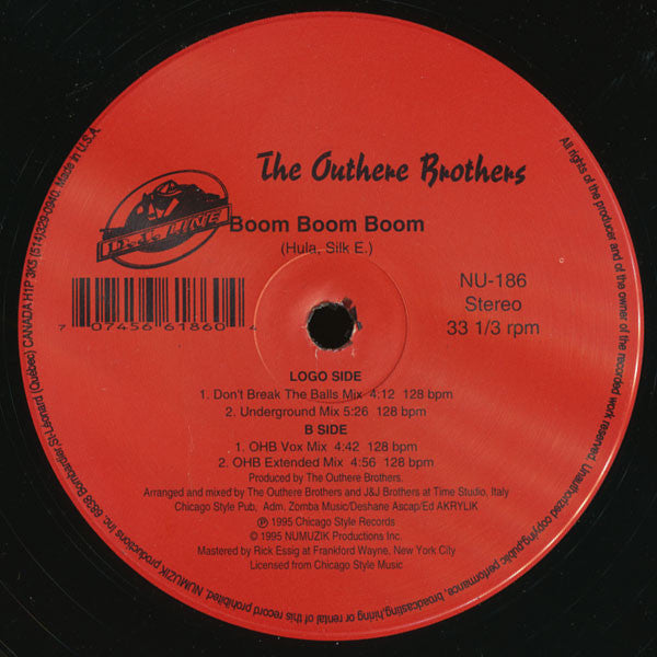 Boom Boom Boom The Outhere Brothers