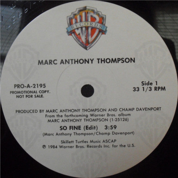 So Fine Marc Anthony Thompson