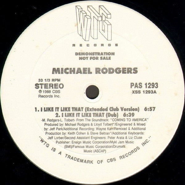 I Like It Like That Michael Rodgers