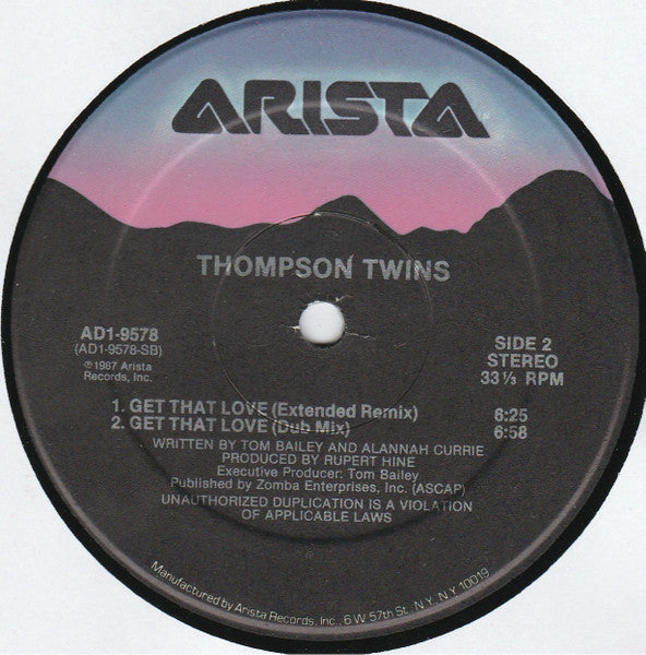 Get That Love Thompson Twins