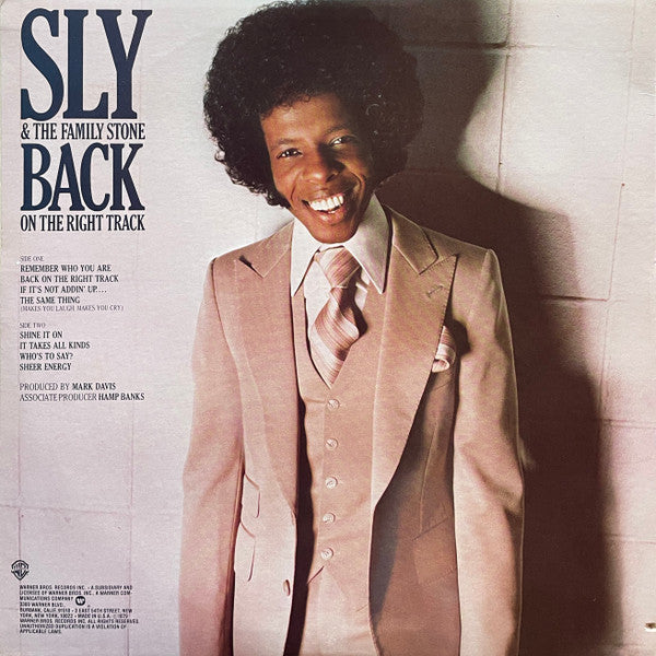 Back On The Right Track Sly & The Family Stone