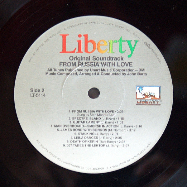 From Russia With Love (Original Motion Picture Soundtrack) John Barry